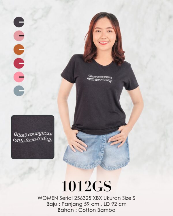 Baju Kaos Wanita - 1012GS