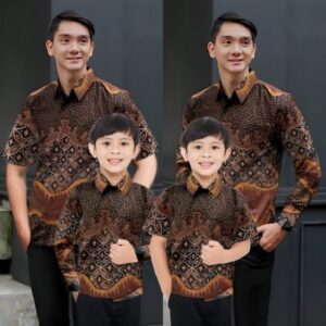 Batik Couple Keluarga Ayah dan Anak